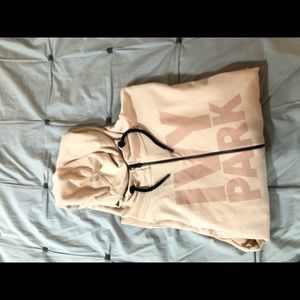 Cute light pink zip up